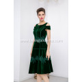 Fall Boat Neck Simple Elegant Formal Party Evening Dress Banquet